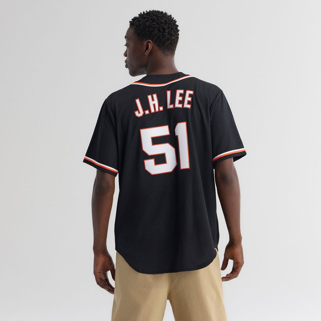 San Francisco Giants Jung Hoo Lee Fashion Replica Black Out Jersey