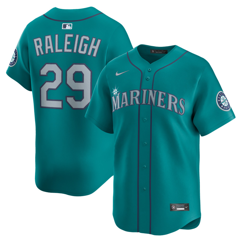 Seattle Mariners Cal Raleigh Alternate Limited Jersey - Teal
