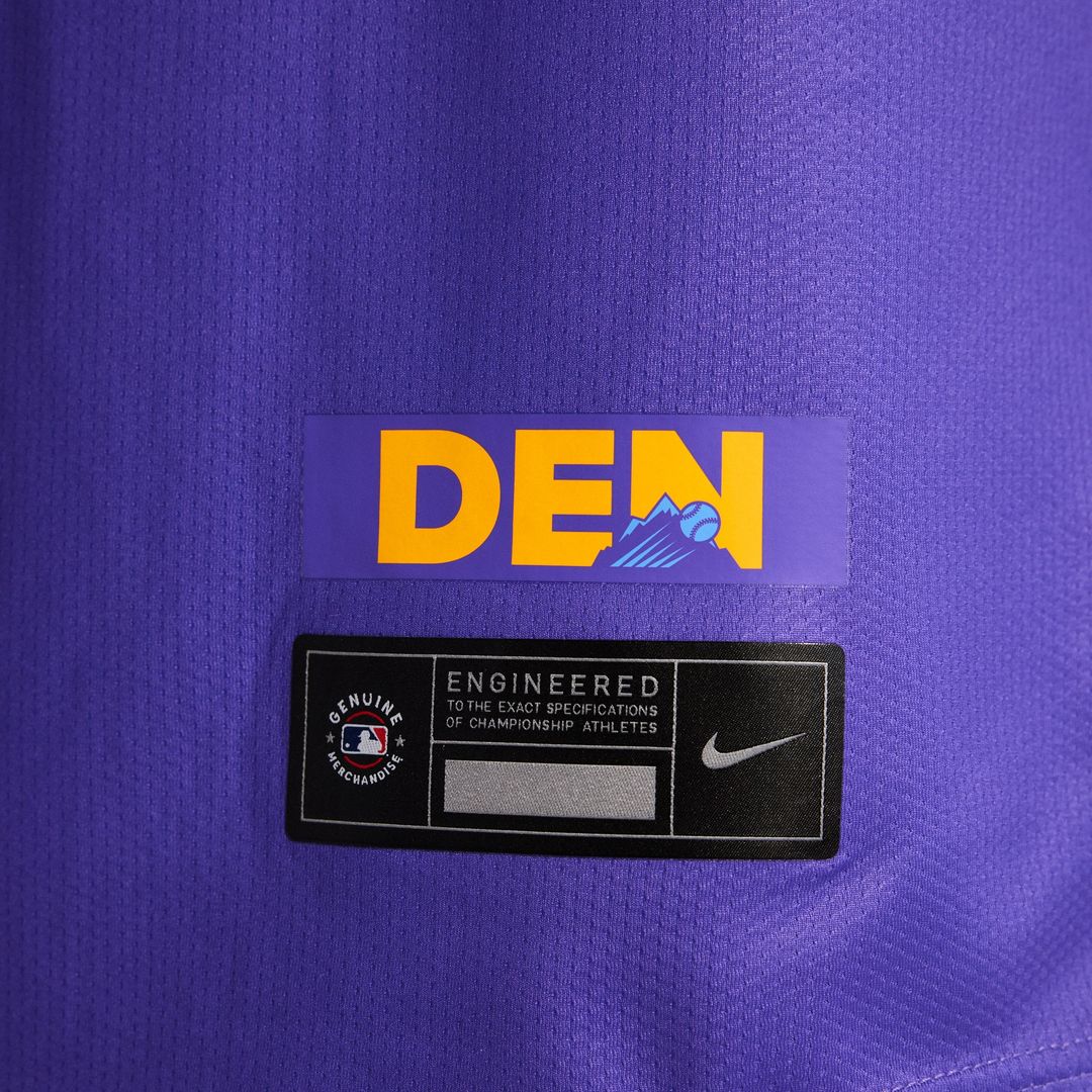 Colorado Rockies 2025 City Connect Limited Jersey - Purple/Light Blue