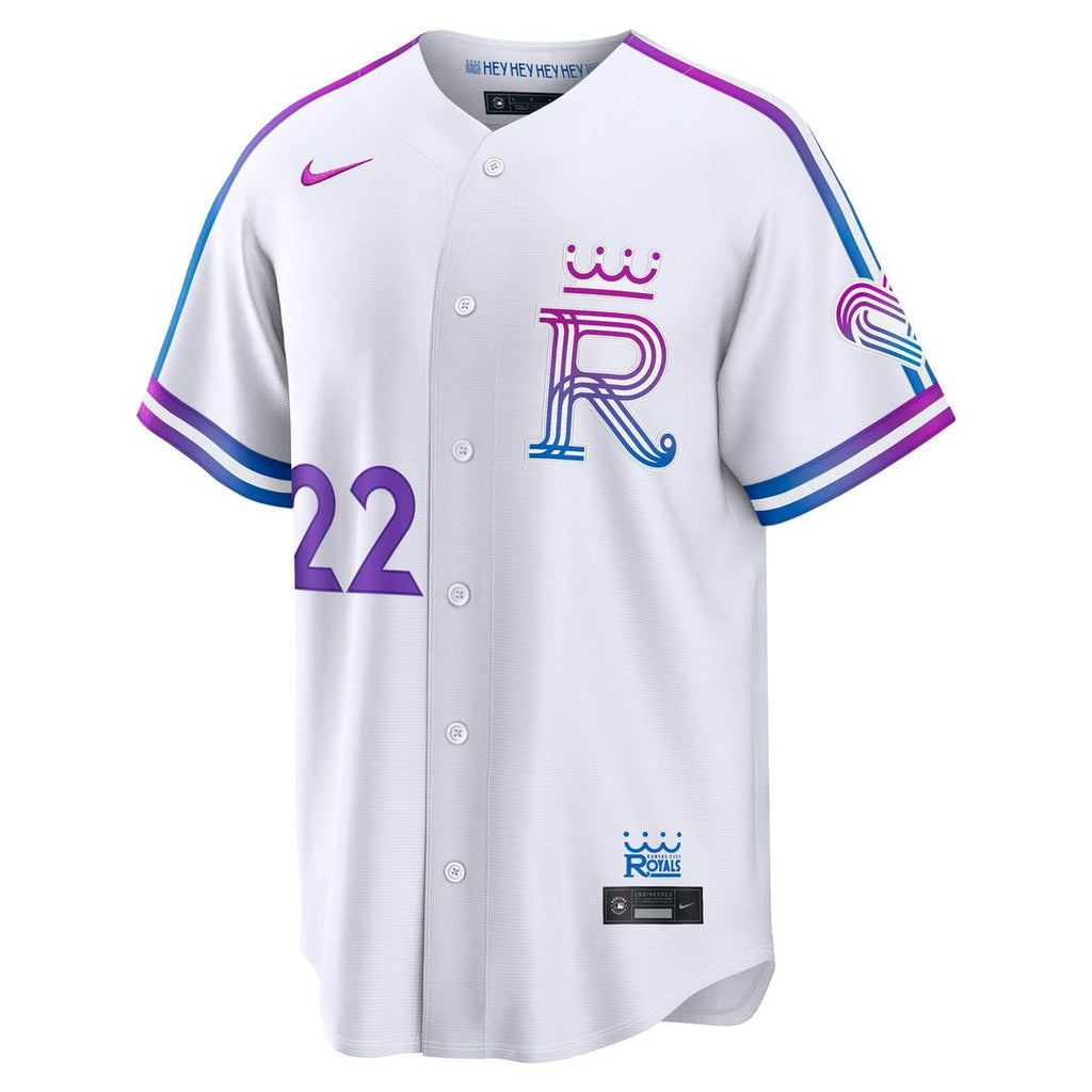 Kansas City Royals Carter Jensen 2026 City Connect Stadium Jersey - White