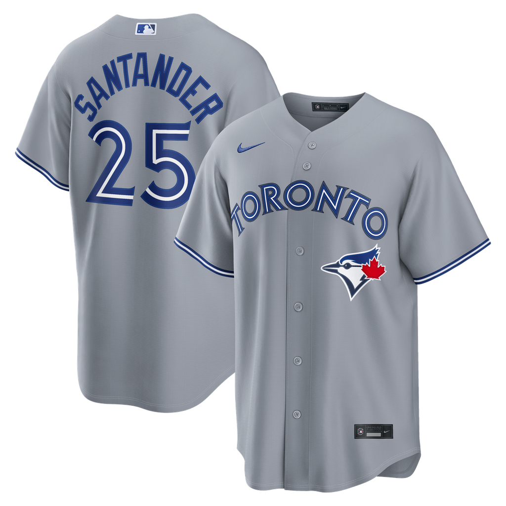 Toronto Blue Jays Anthony Santander Road Replica Jersey - Gray