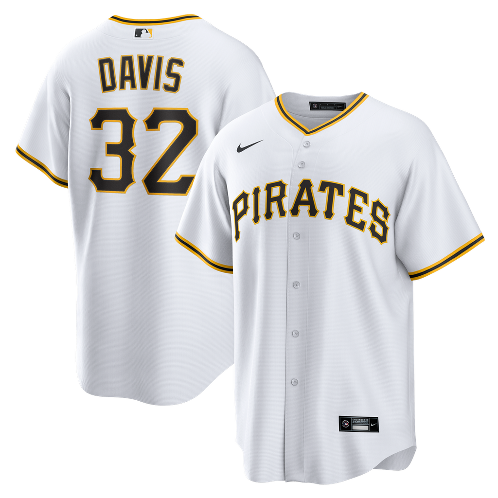 Pittsburgh Pirates Henry Davis Home Replica Jersey - White