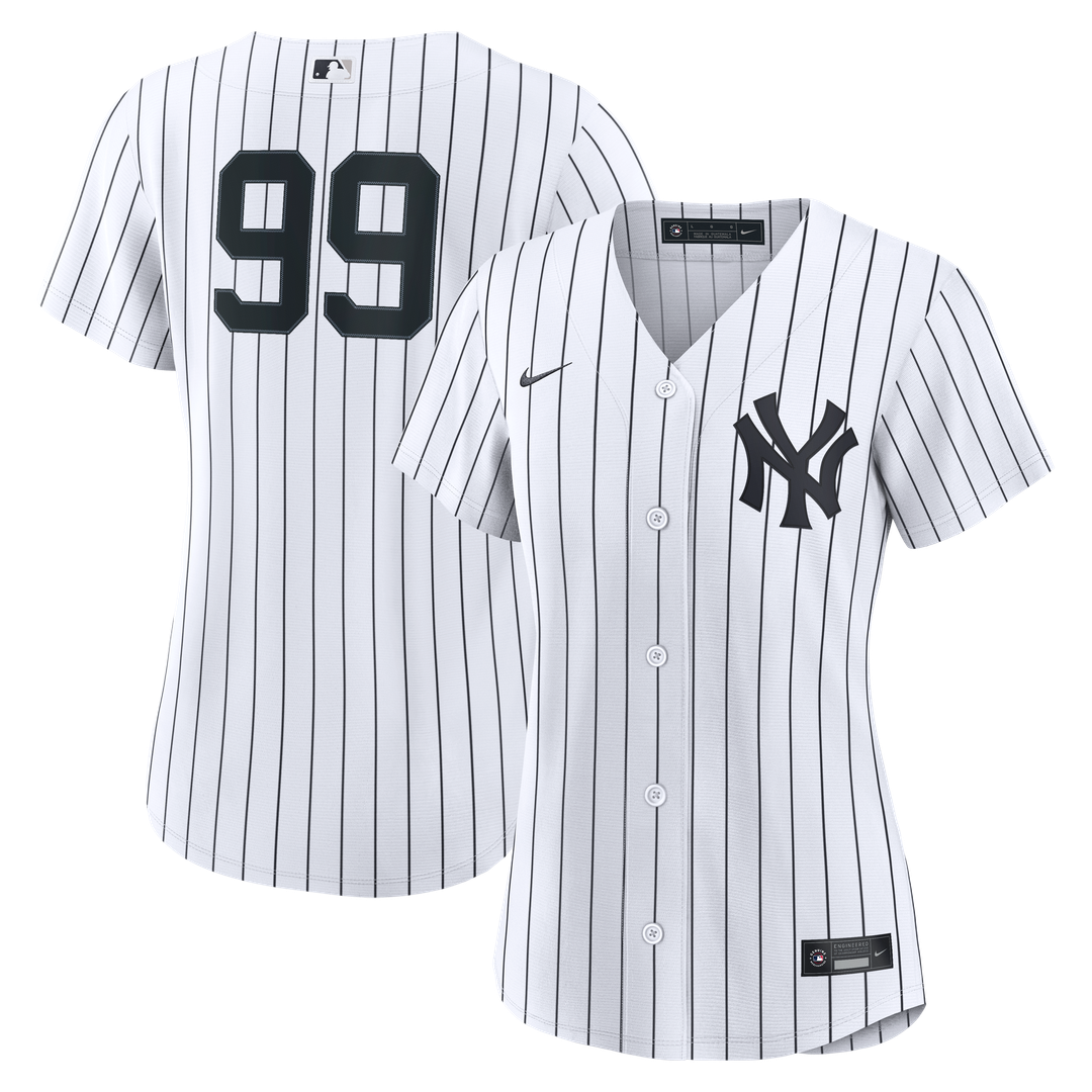 New York Yankees Aaron Judge Women's Home Replica Jersey - White