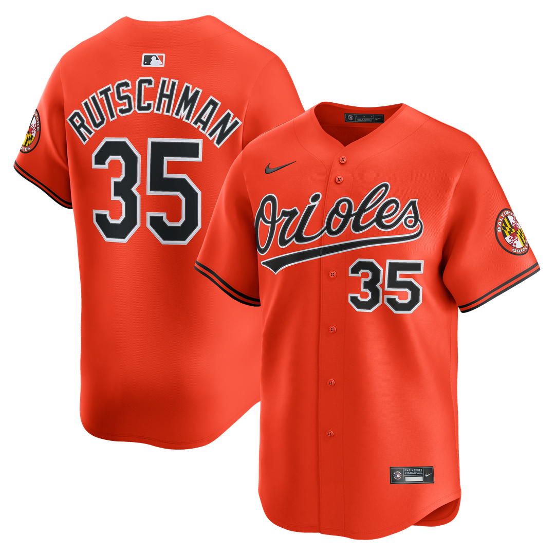 Baltimore Orioles Adley Rutschman 2nd Alternate Limited Jersey - Orange