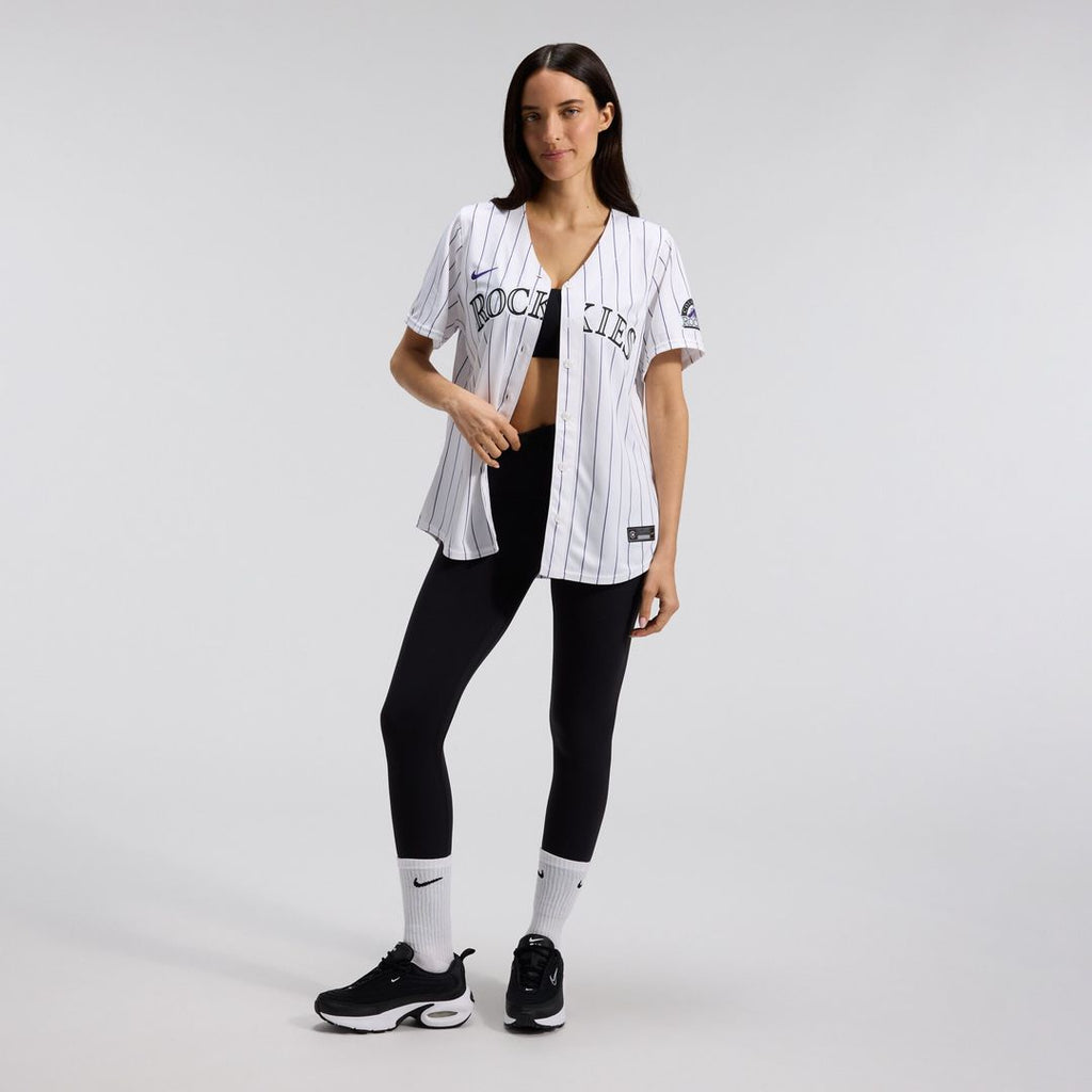 Colorado Rockies Women's Home Limited Jersey - White