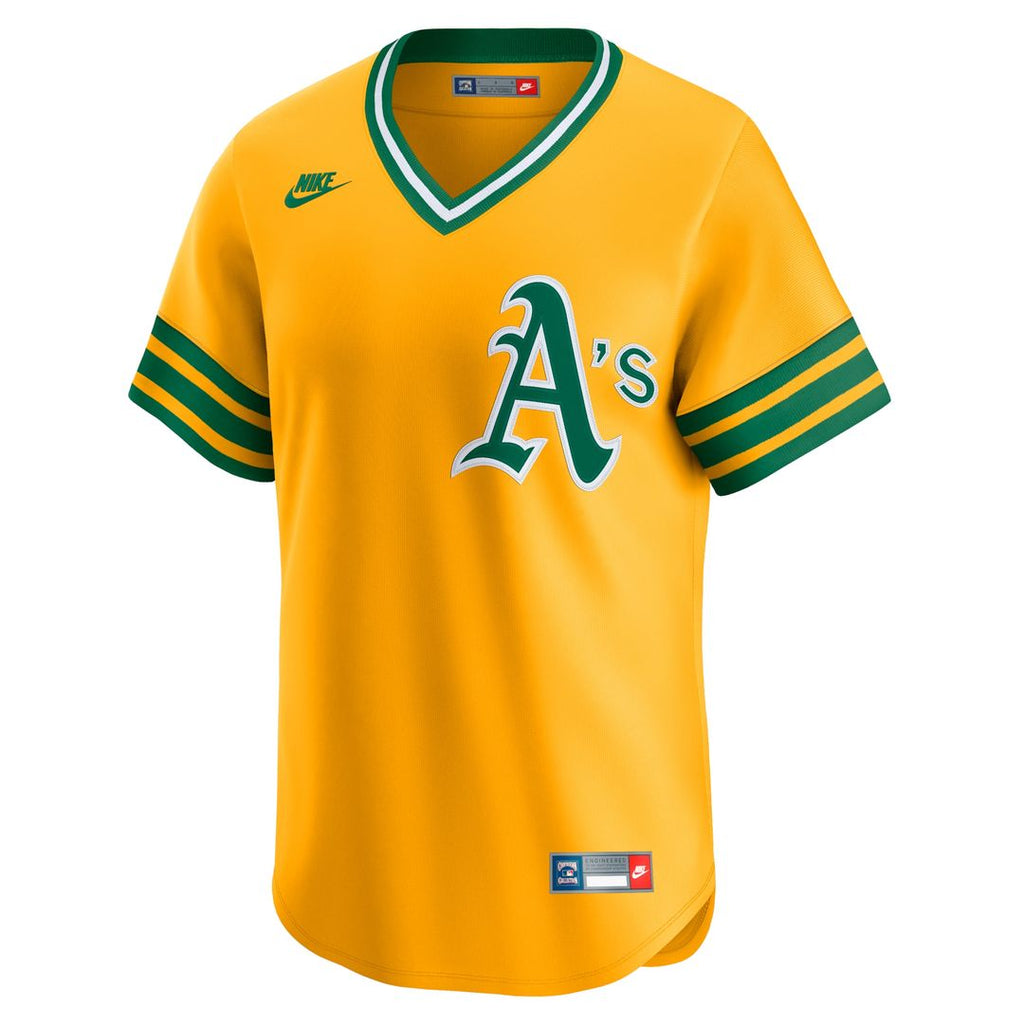 Athletics Cooperstown Limited Jersey - Gold