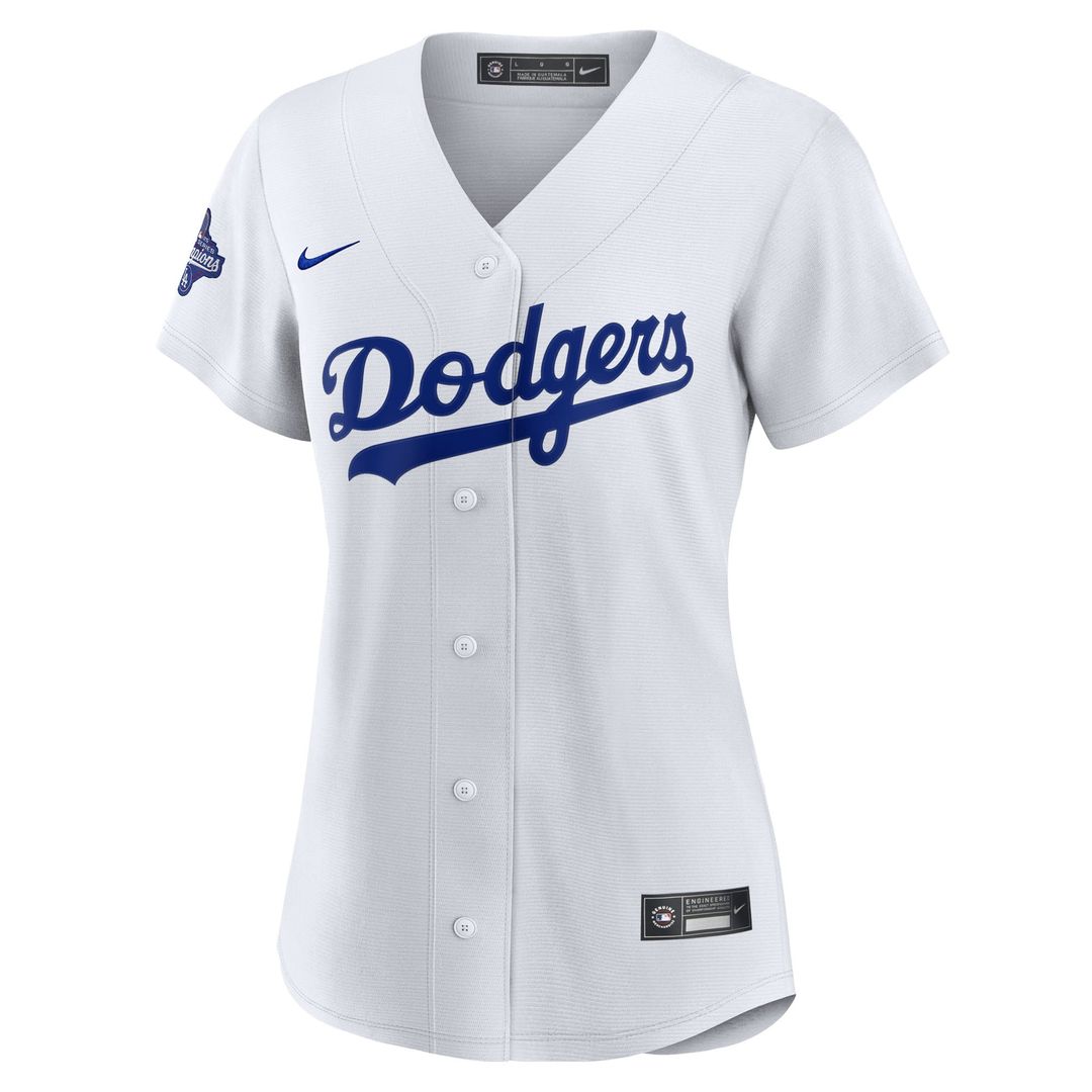 Los Angeles Dodgers Clayton Kershaw Women's Home 2025 World Series Champions Replica Jersey - White