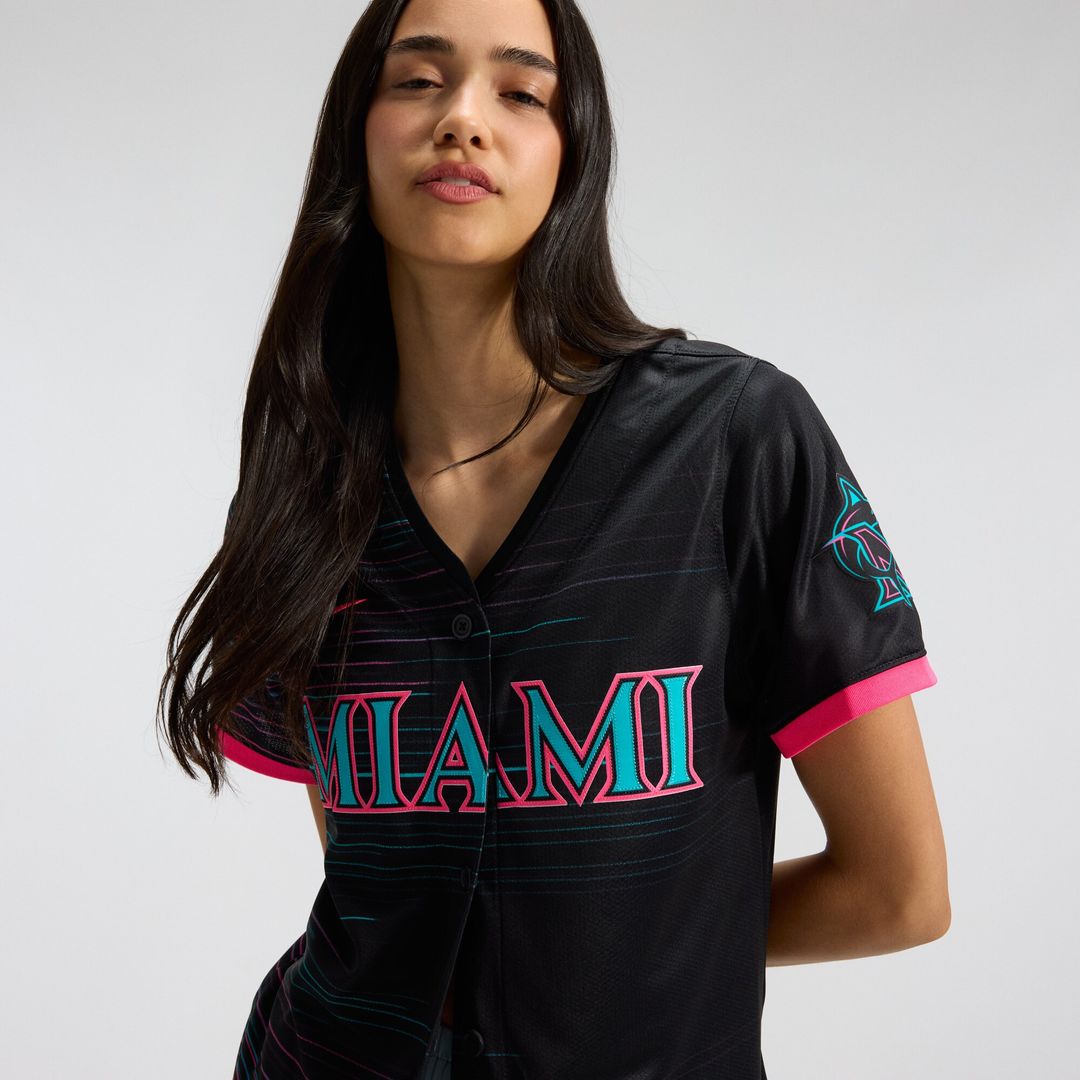 Miami Marlins Women's 2025 City Connect Limited Jersey - Black