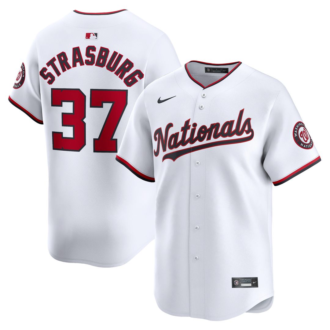 Washington Nationals Stephen Strasburg Home Limited Jersey - White