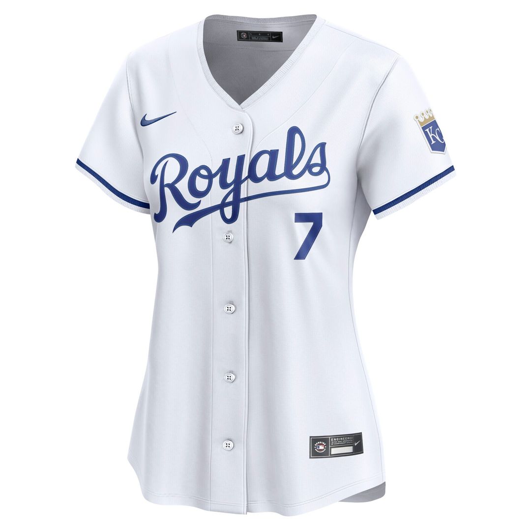 Kansas City Royals Bobby Witt Jr. Women's Home Limited Jersey - White