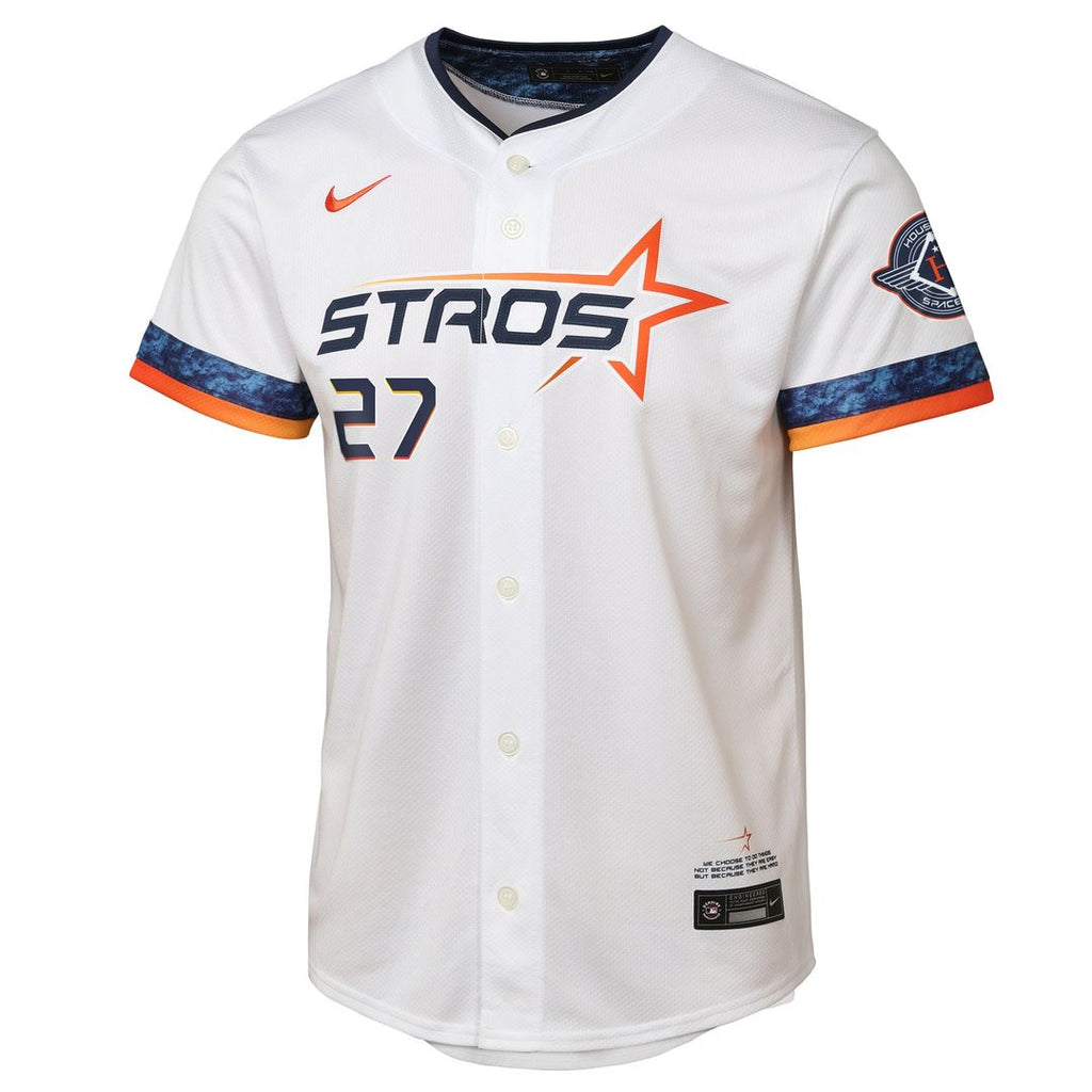 Houston Astros Jose Altuve Youth 2025 City Connect Limited Jersey - White