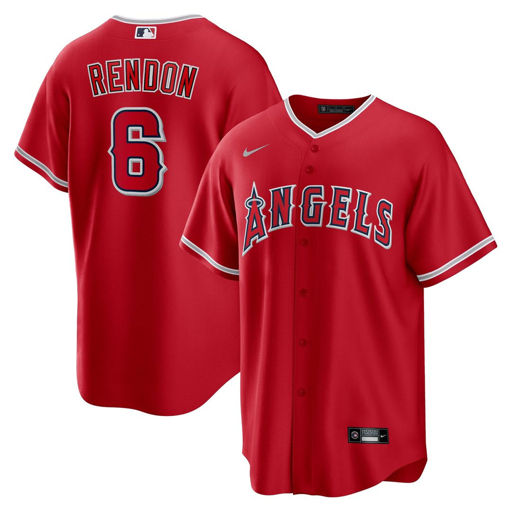 Los Angeles Angels Anthony Rendon Alternate Replica Player Name Jersey - Red