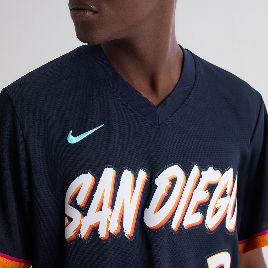 San Diego Padres Xander Bogaerts 2026 City Connect Stadium Jersey - Obsidian