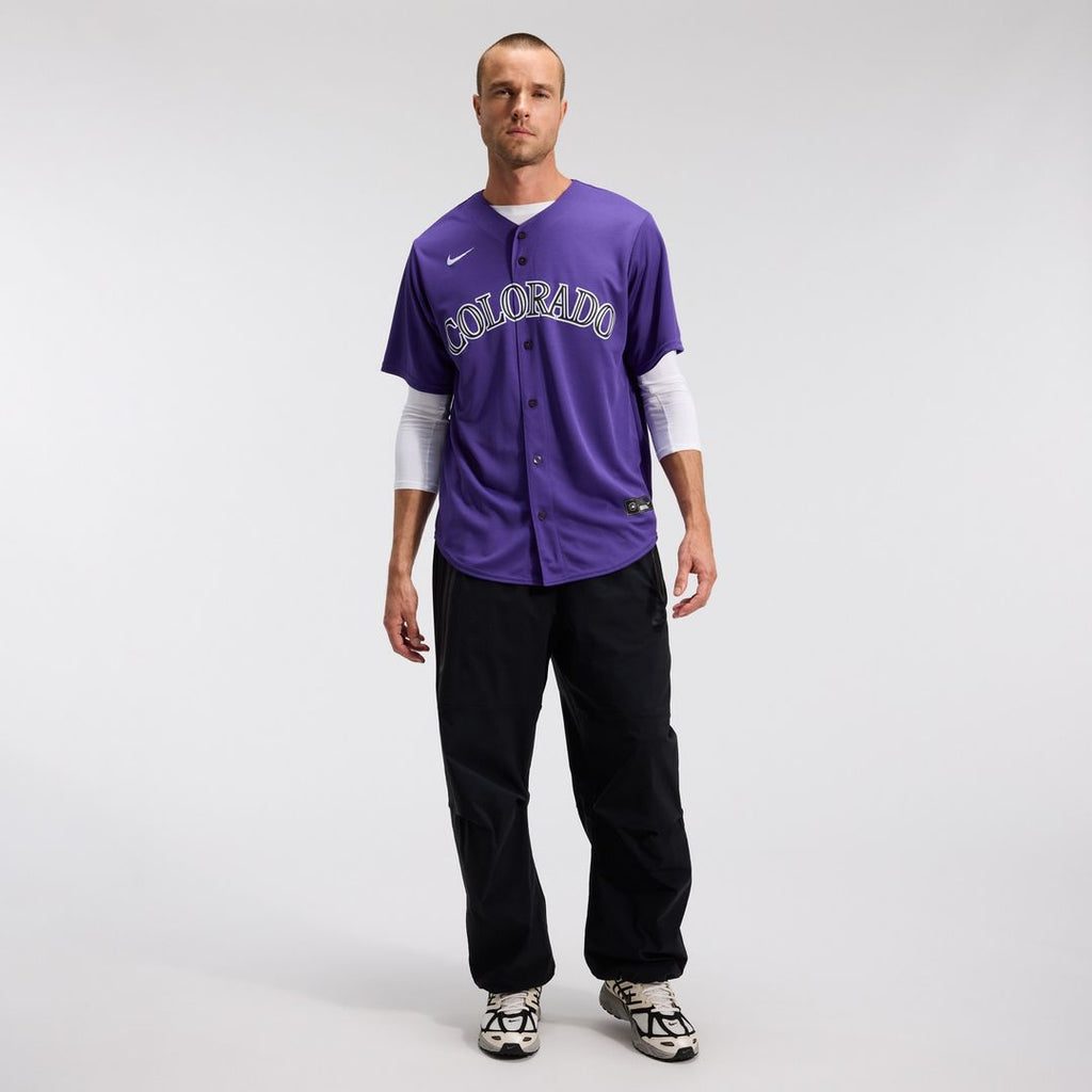 Colorado Rockies Alternate Replica Team Jersey - Purple
