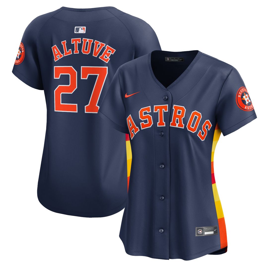 Houston Astros Jose Altuve Women's Alternate Limited Jersey - Navy
