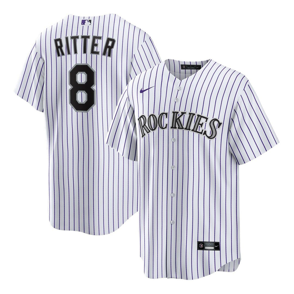 Colorado Rockies Ryan Ritter Home Replica Jersey - White