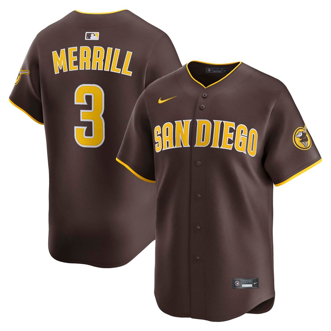 San Diego Padres Jackson Merrill Home Limited Jersey - White