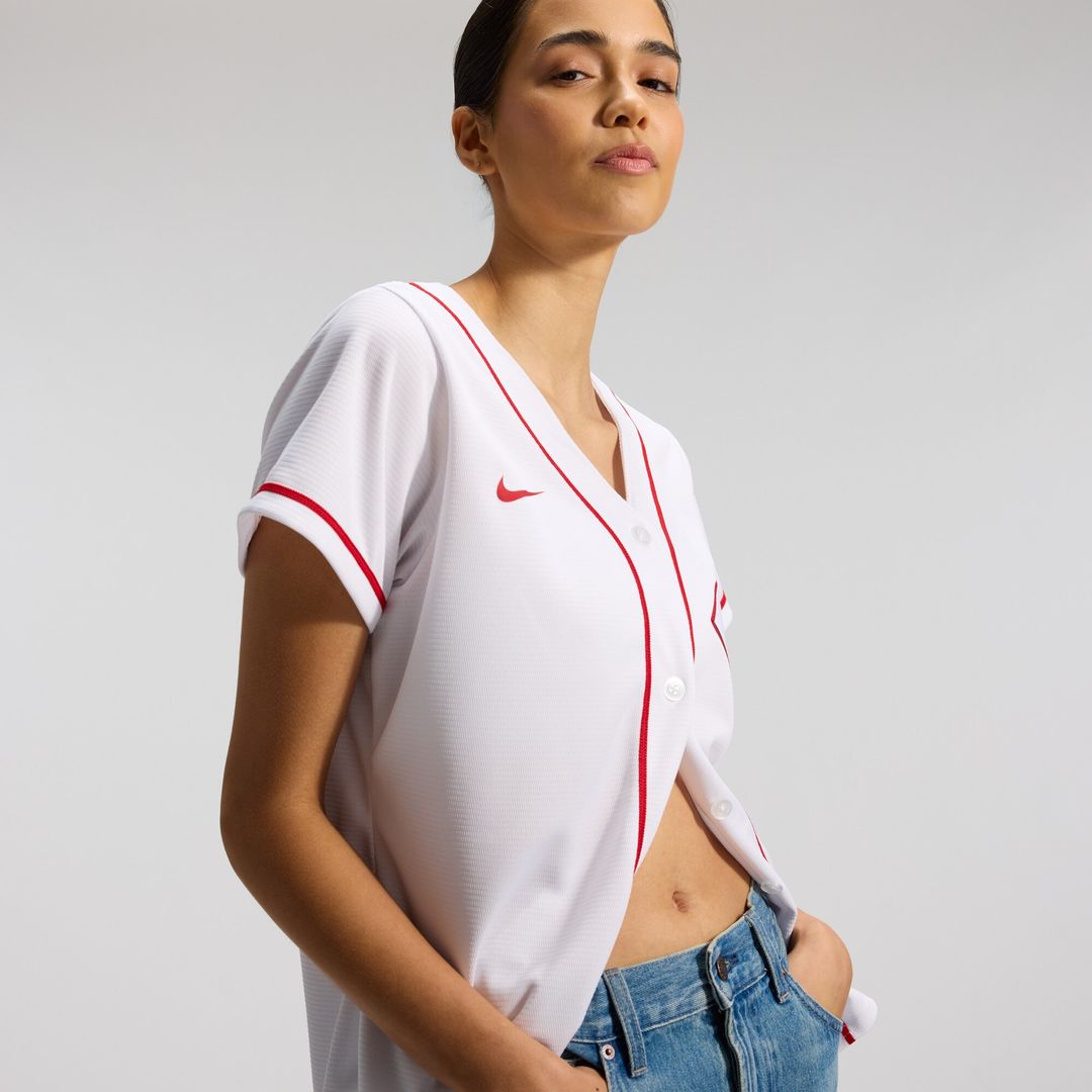 Cincinnati Reds Elly De La Cruz Women's Home Replica Jersey - White