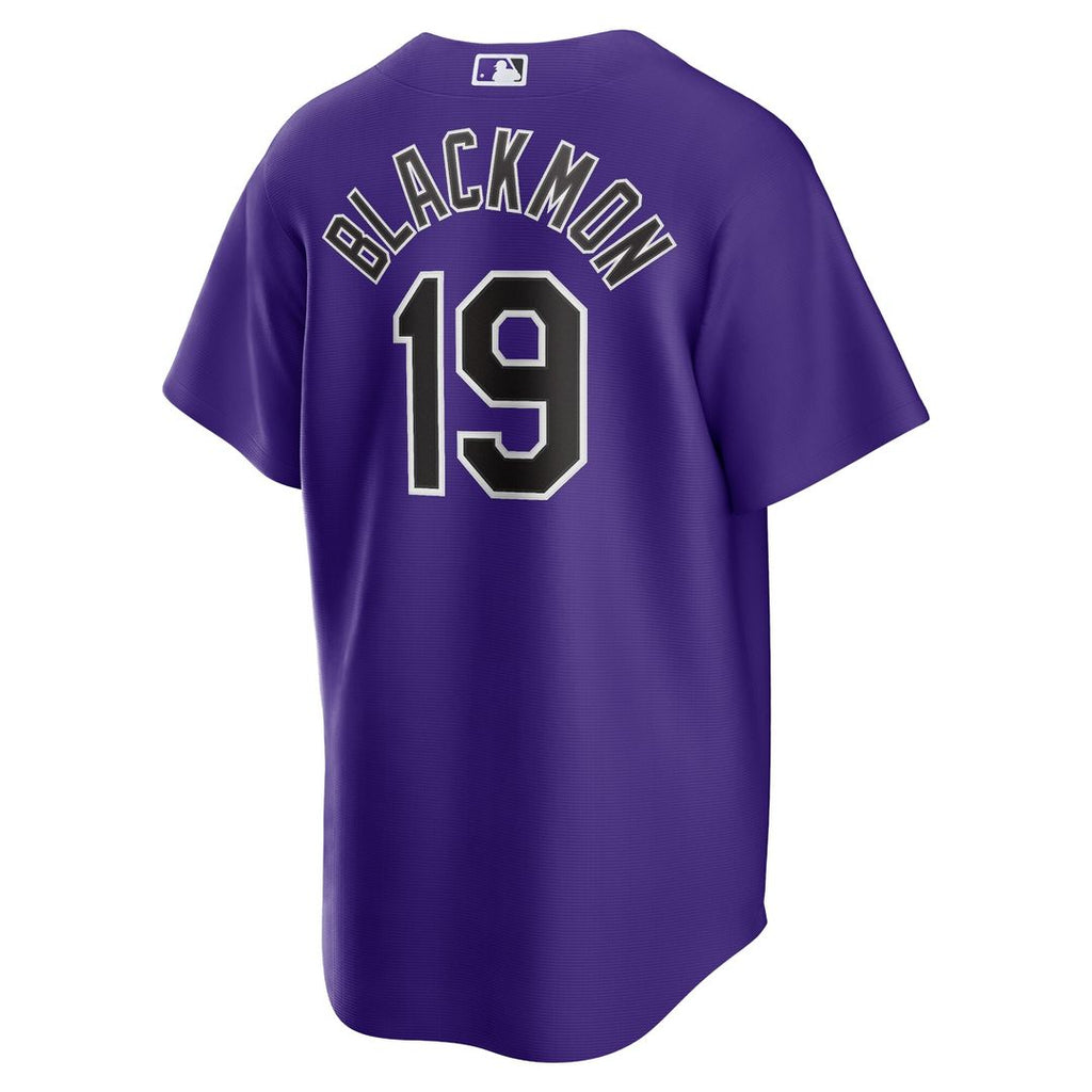 Colorado Rockies Charlie Blackmon Alternate Replica Player Name Jersey - Purple