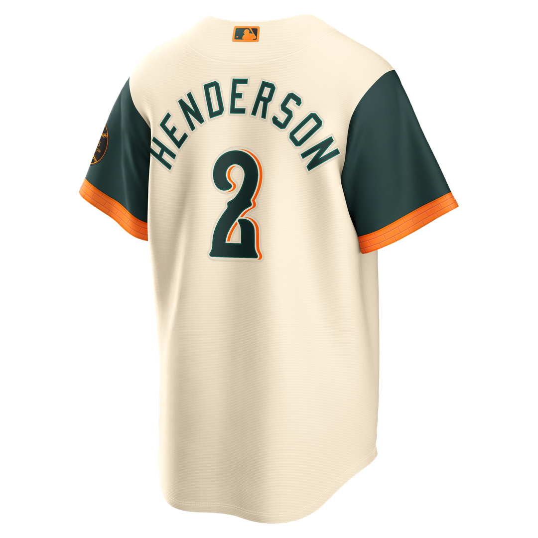 Baltimore Orioles Gunnar Henderson 2026 City Connect Stadium Jersey - Cream