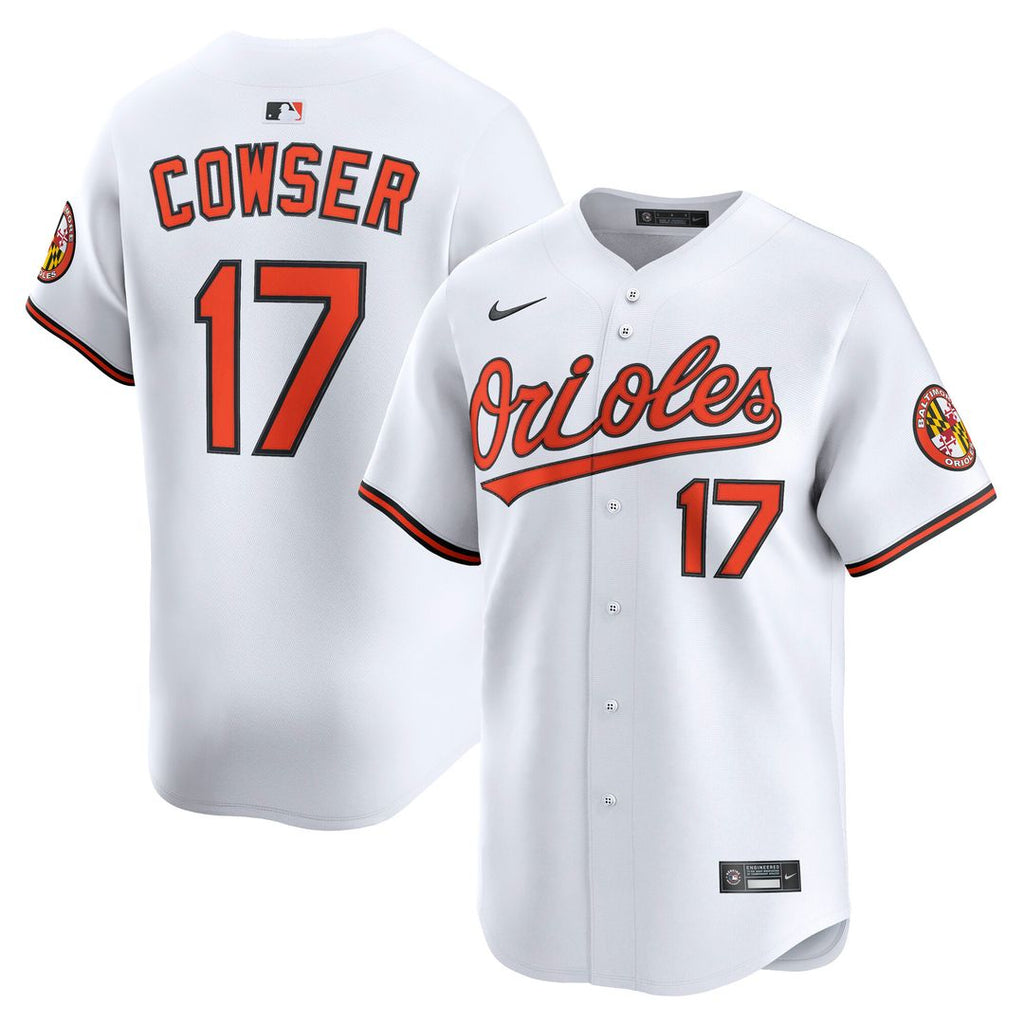 Baltimore Orioles Colton Cowser Home Limited Jersey - White