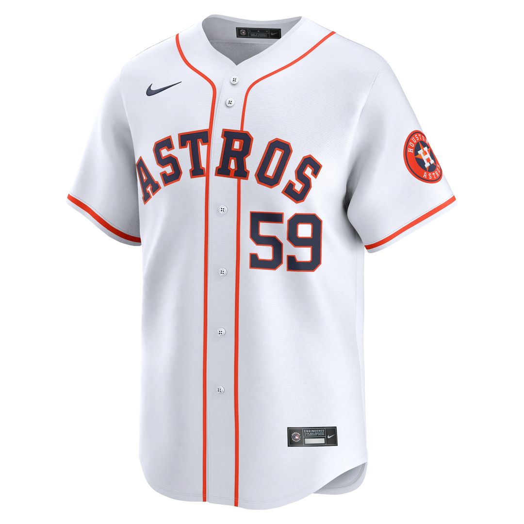 Houston Astros Framber Valdez Home Limited Jersey - White