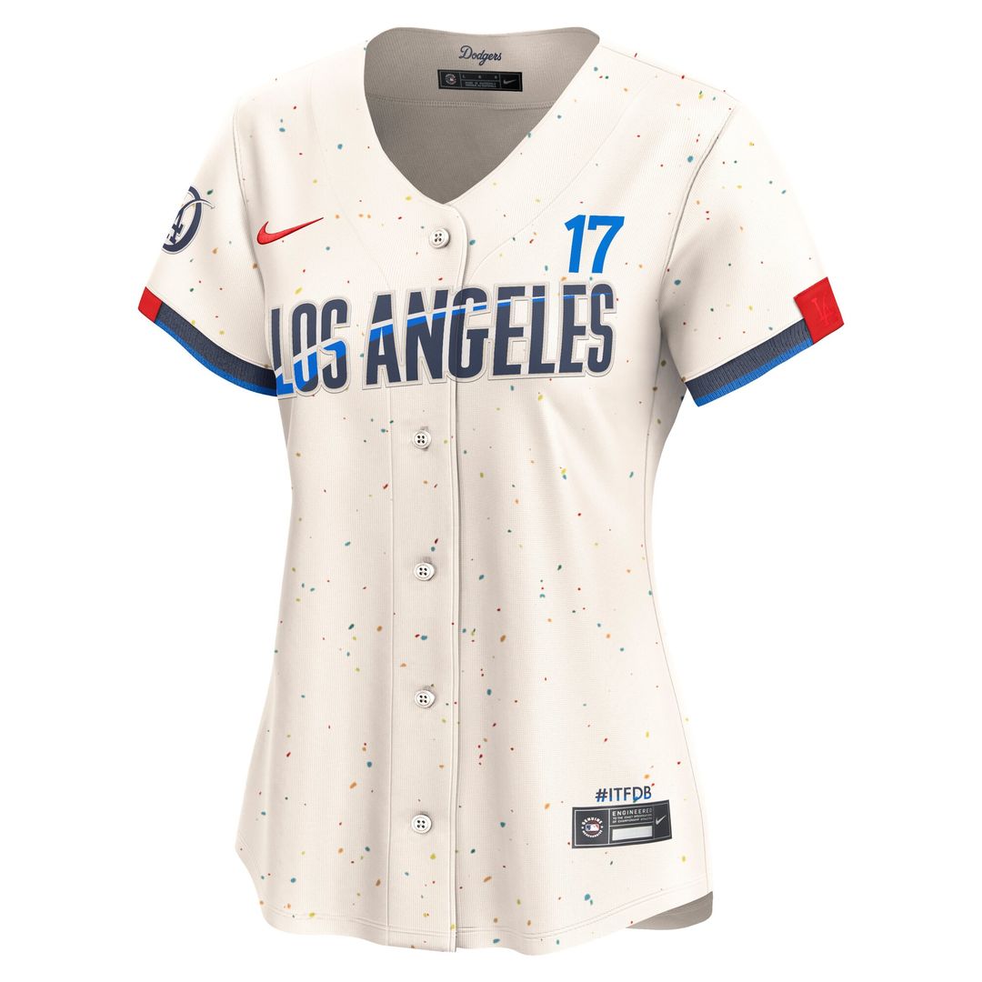 Los Angeles Dodgers Shohei Ohtani Women's City Connect Limited Jersey - Cream