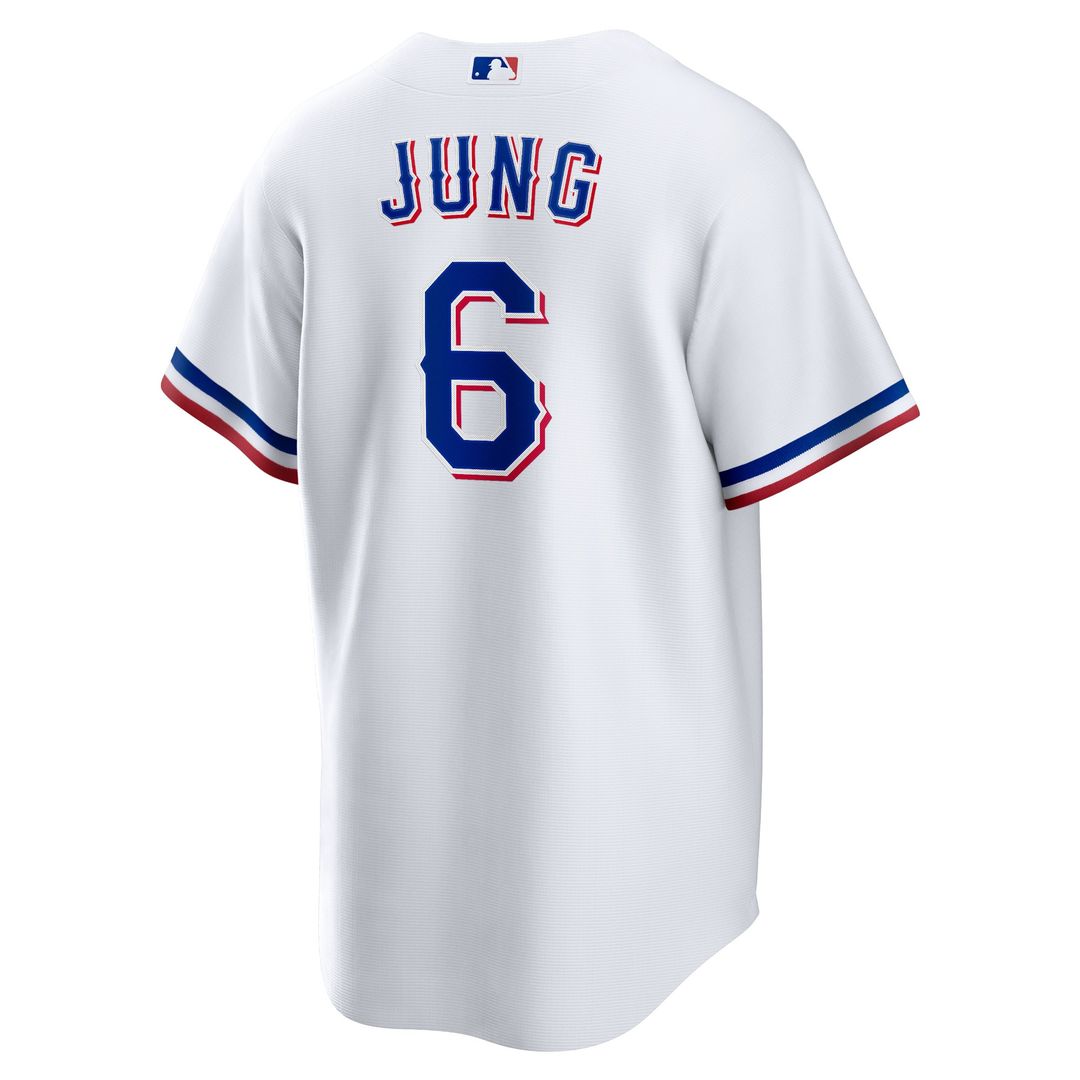 Texas Rangers Josh Jung Replica Jersey - White