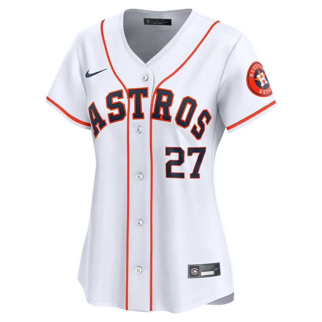 Houston Astros Jose Altuve Women's Home Limited Jersey - White