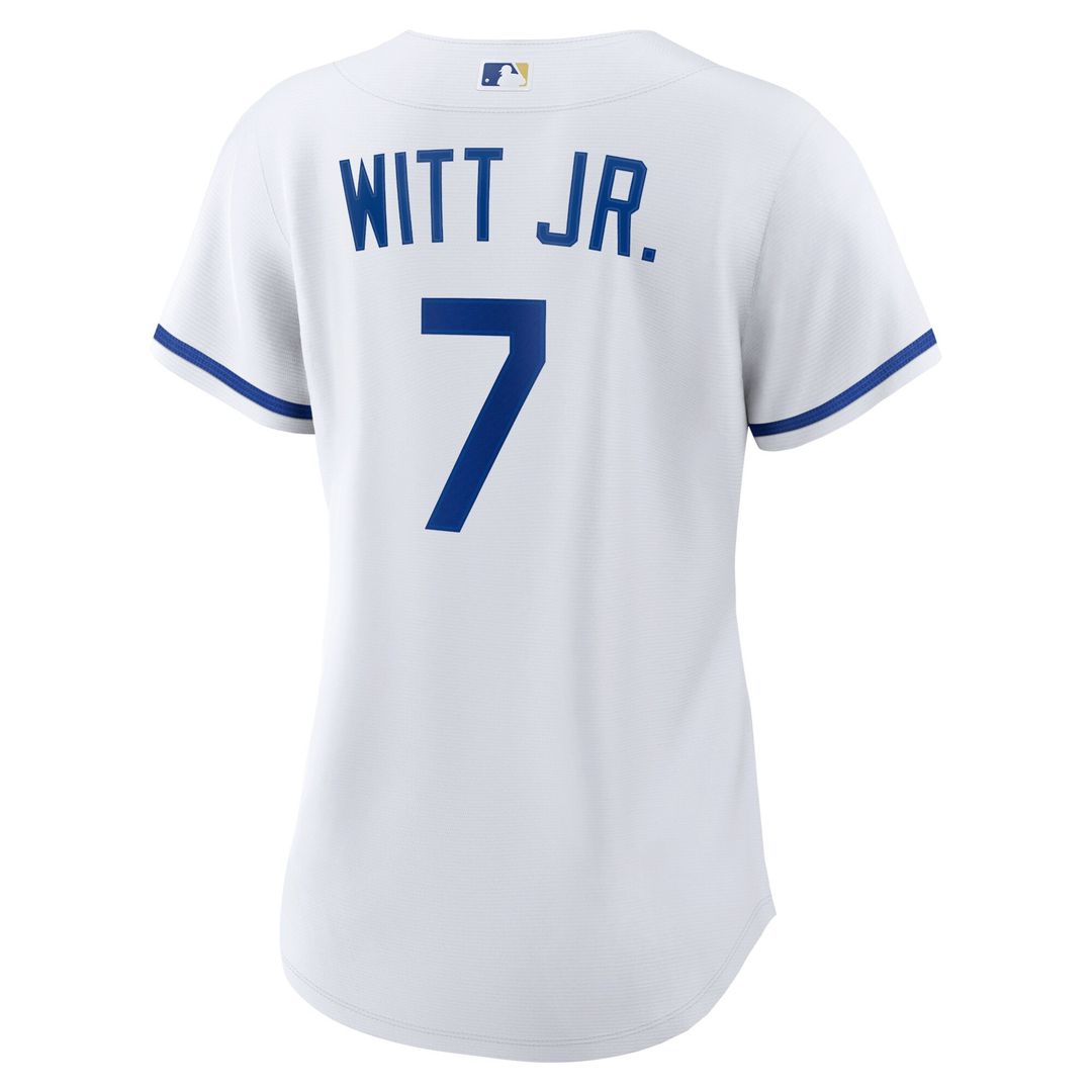 Kansas City Royals Bobby Witt Jr. Women's Home Replica Jersey - White