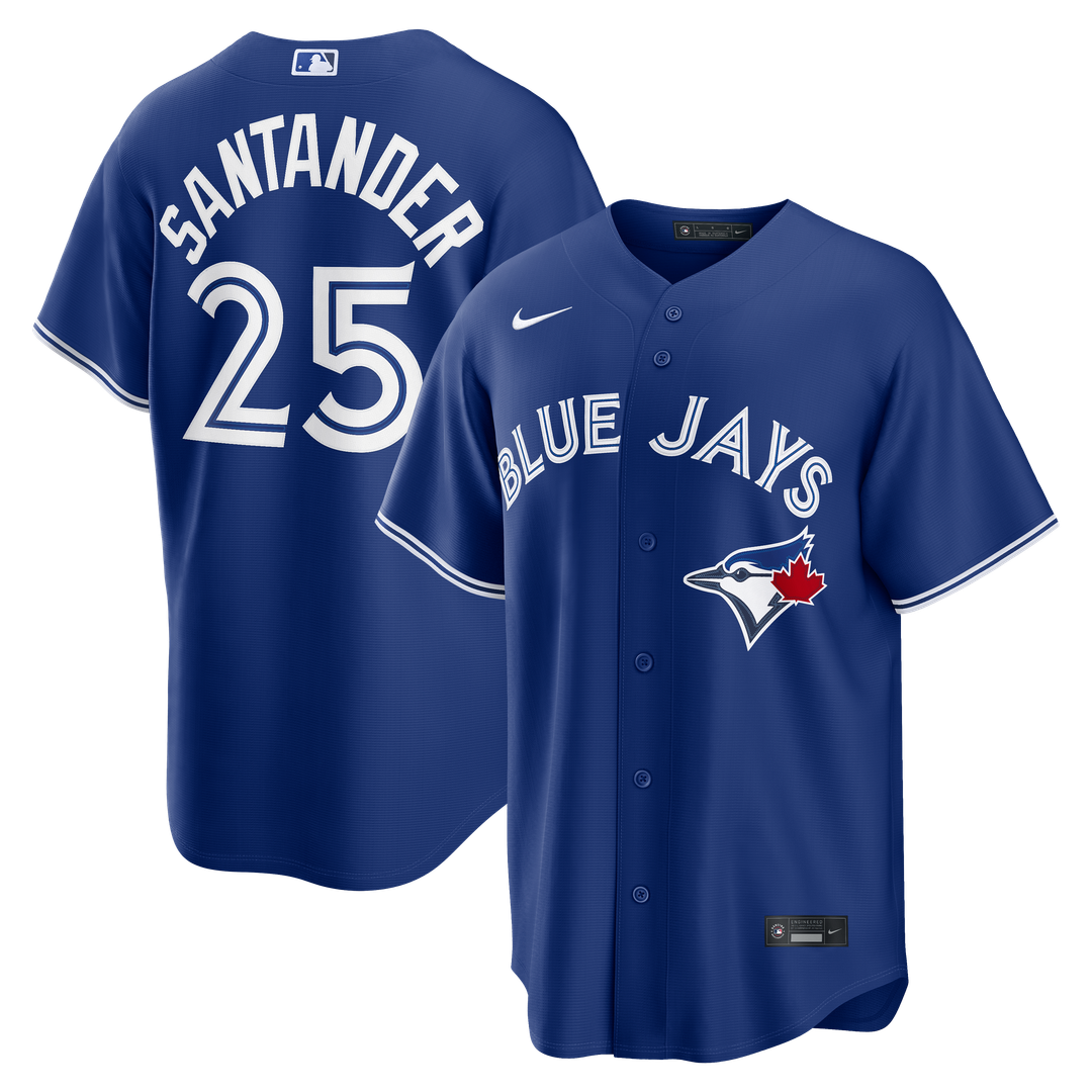 Toronto Blue Jays Anthony Santander Road Replica Jersey - Gray