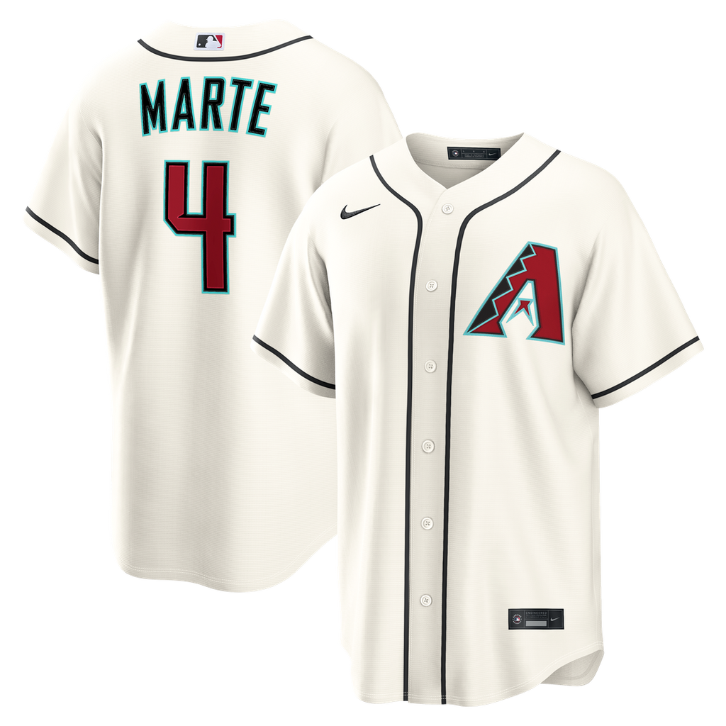 Arizona Diamondbacks Ketel Marte Home Replica Jersey - Cream