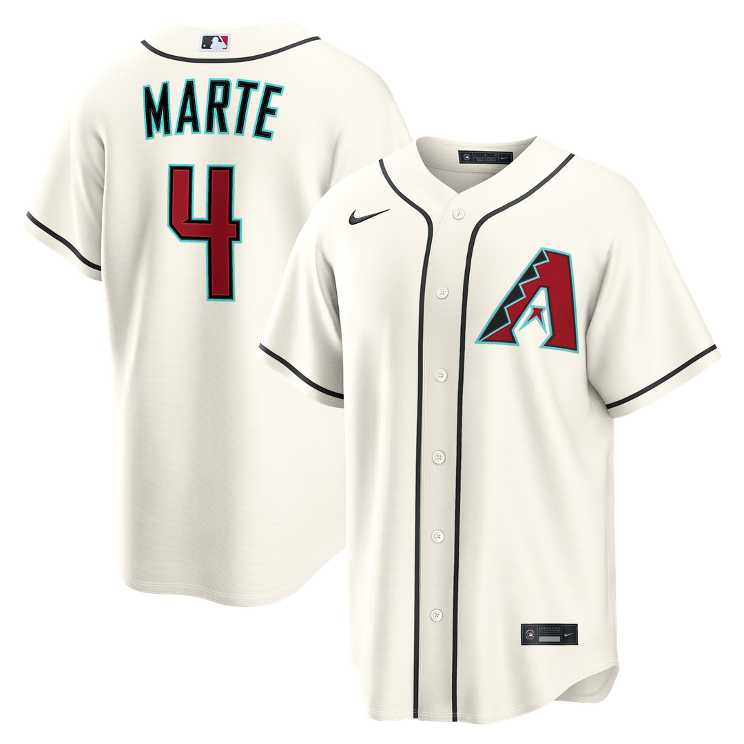 Arizona Diamondbacks Ketel Marte Home Replica Jersey - Cream