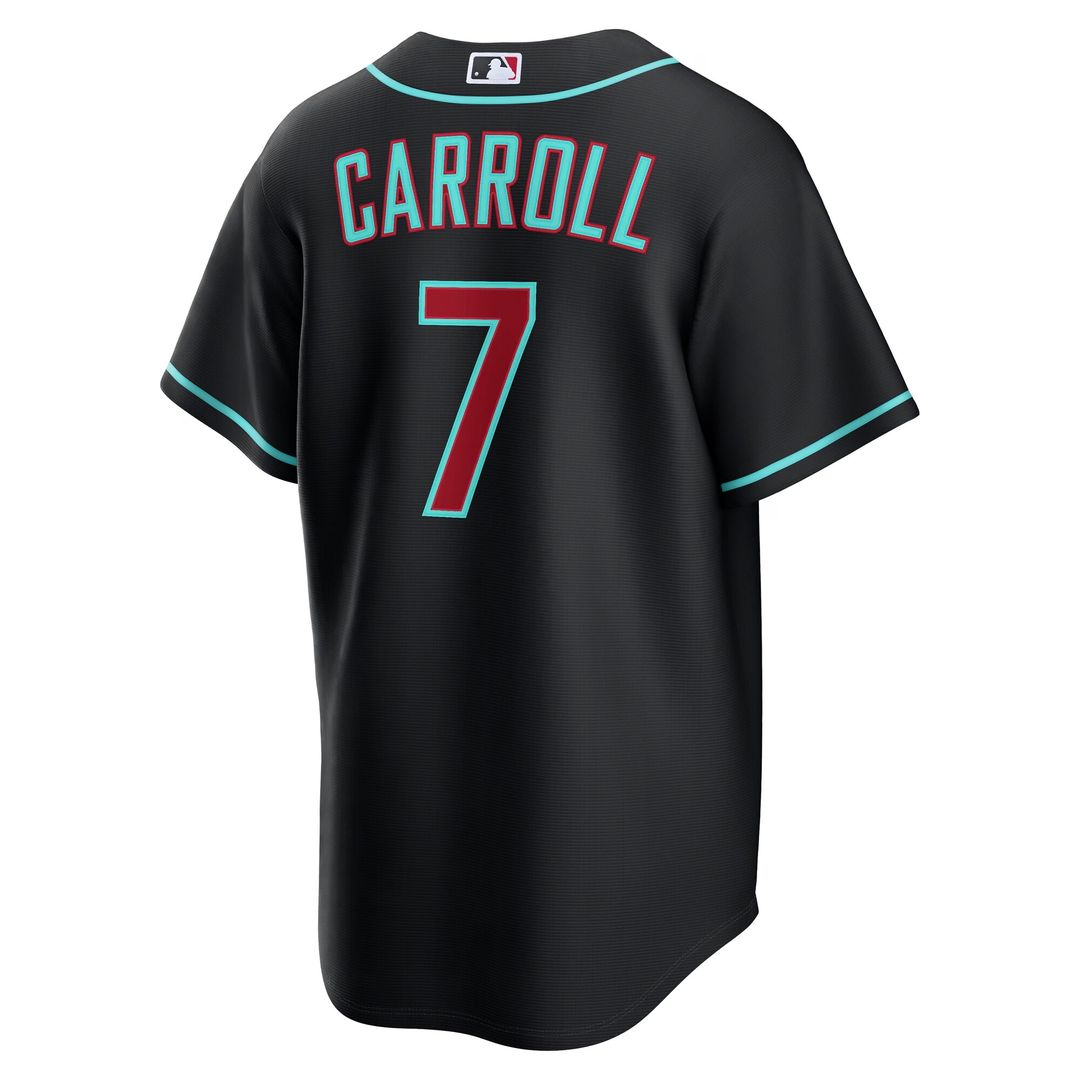 Arizona Diamondbacks Corbin Carroll Alternate Replica Jersey - Black