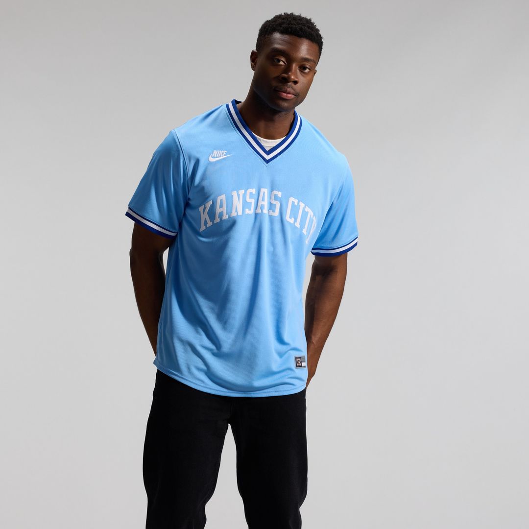 Kansas City Royals Bo Jackson Throwback Cooperstown Limited Jersey - Light Blue