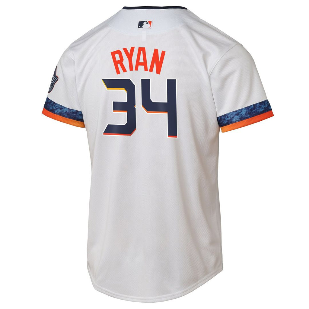 Houston Astros Nolan Ryan Youth 2025 City Connect Limited Jersey - White