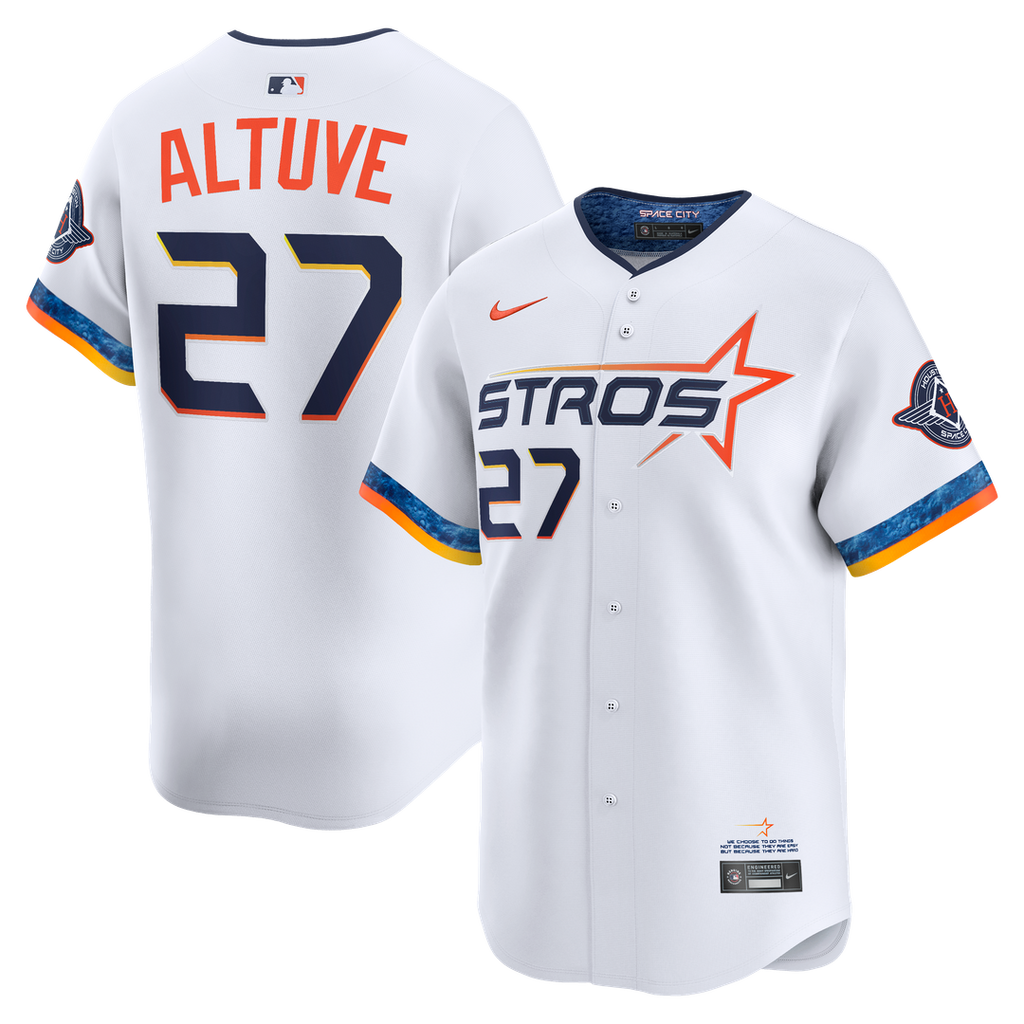 Houston Astros Jose Altuve 2025 City Connect Limited Jersey - White