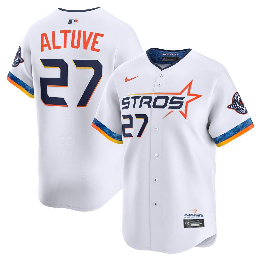Houston Astros Jose Altuve 2025 City Connect Limited Jersey - White