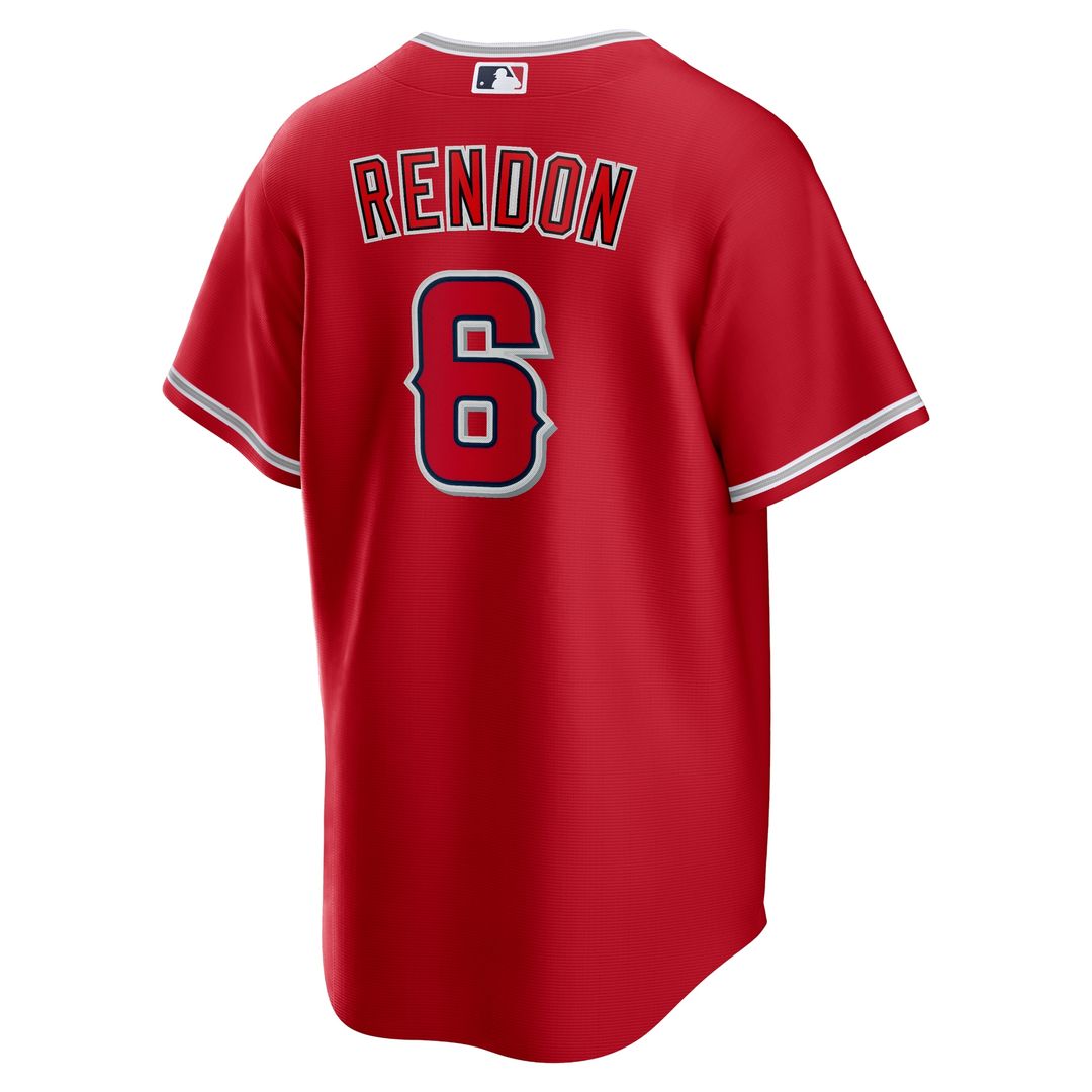 Los Angeles Angels Anthony Rendon Alternate Replica Player Name Jersey - Red