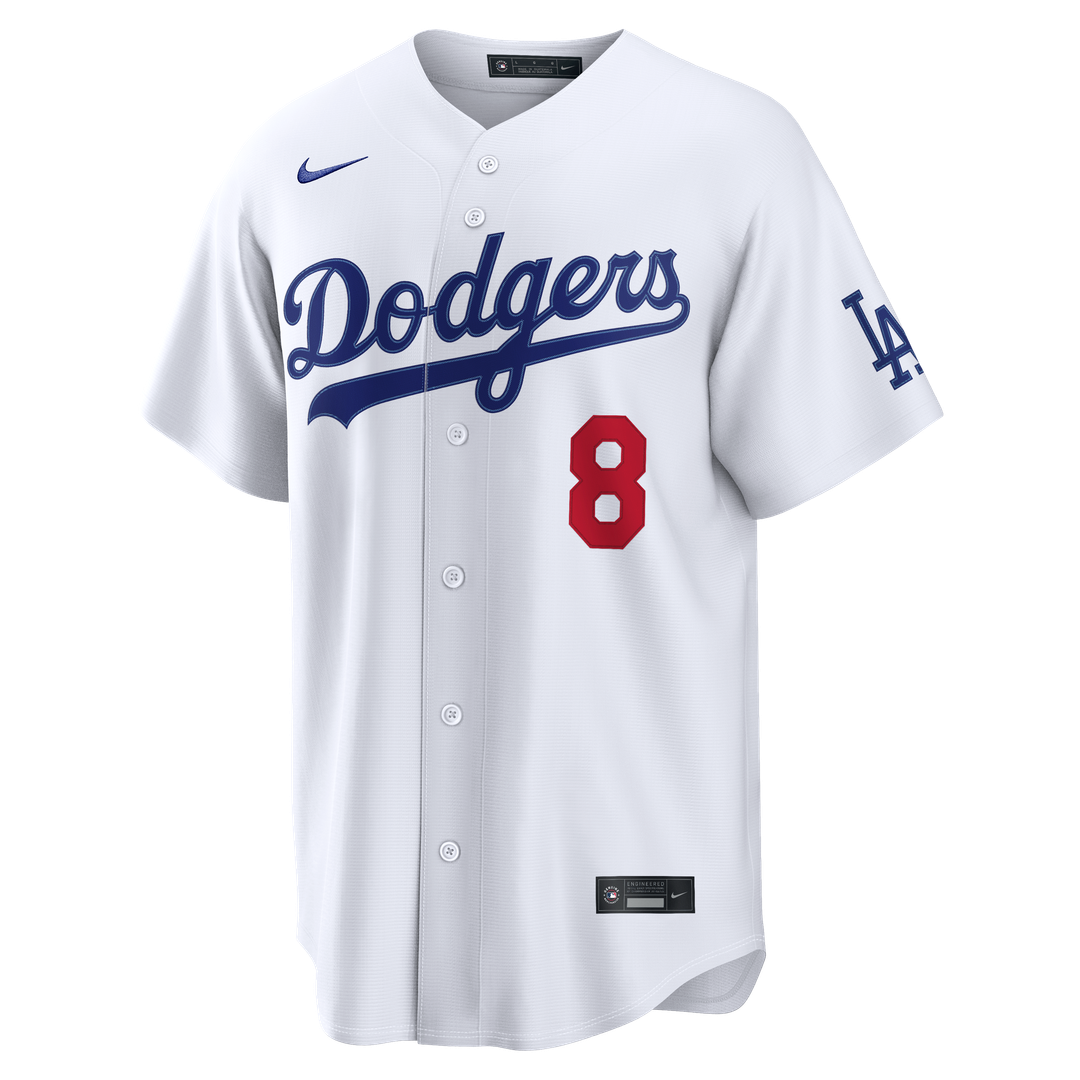 Los Angeles Dodgers Enrique Hernández Home Stadium Jersey - White