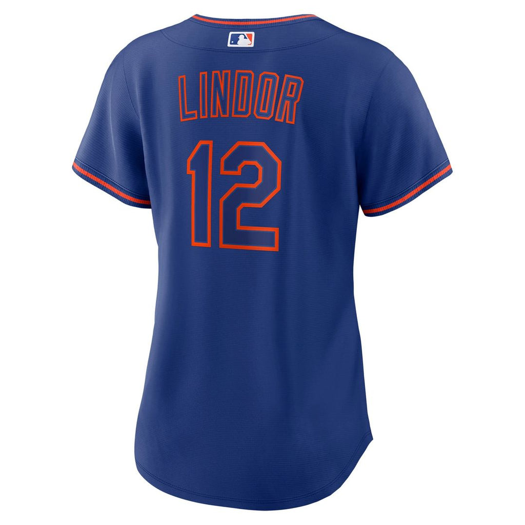 New York Mets Francisco Lindor Women's Alternate Replica Jersey - Royal