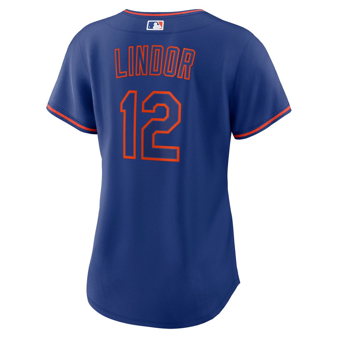 New York Mets Francisco Lindor Women's Alternate Replica Jersey - Royal
