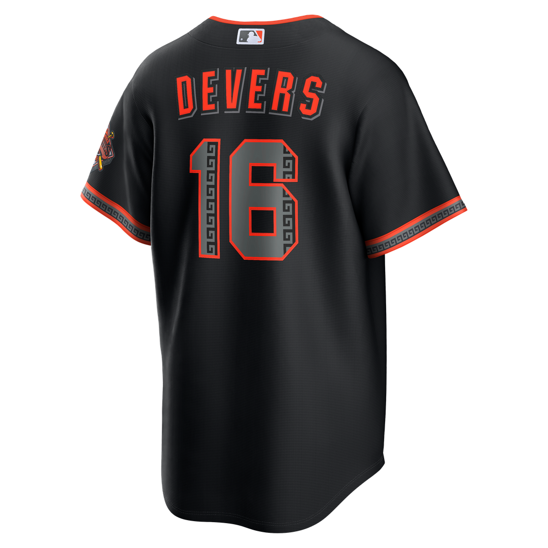 San Francisco Giants Rafael Devers Alternate Stadium Jersey - Black