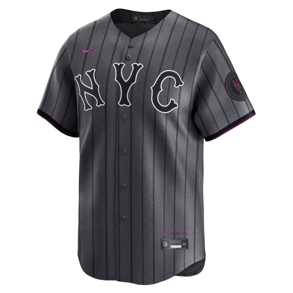 New York Mets Francisco Lindor City Connect Limited Jersey - Gray
