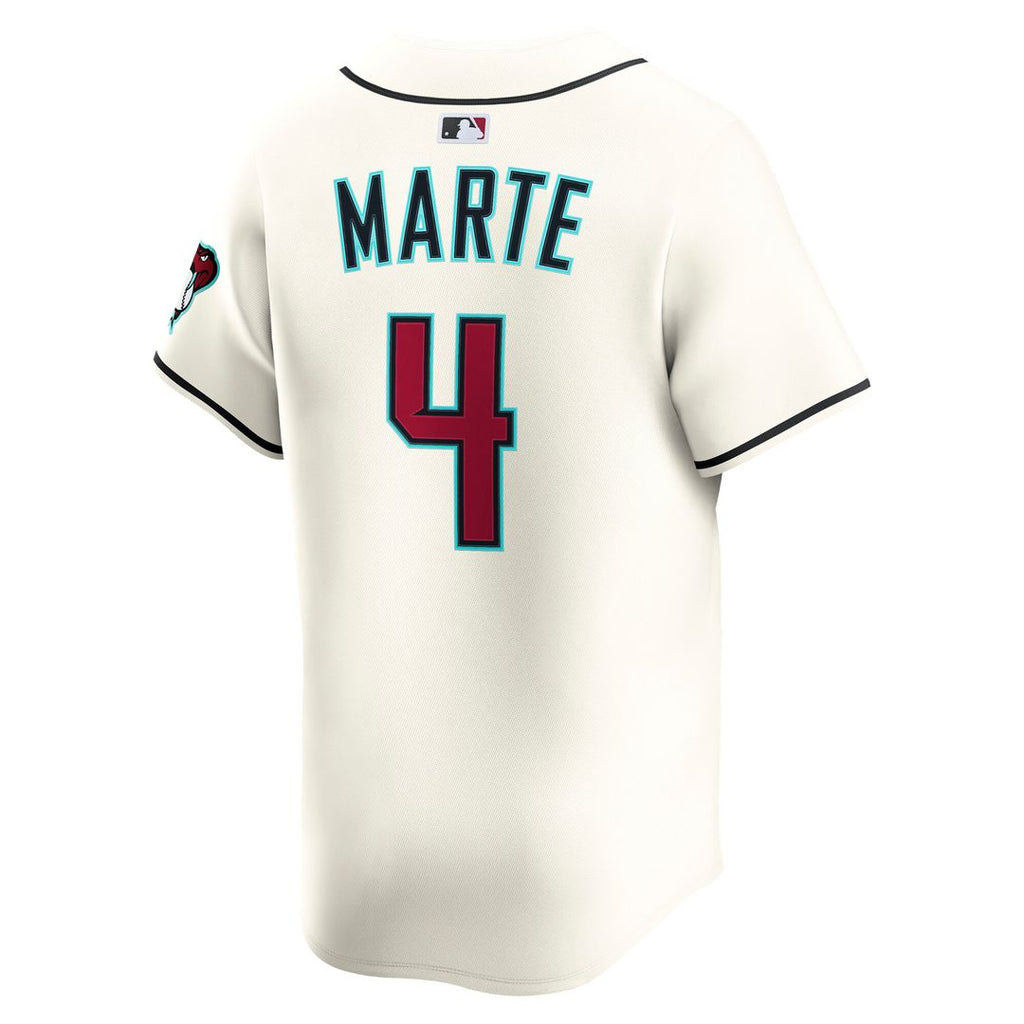 Arizona Diamondbacks Ketel Marte Home Limited Jersey - Cream