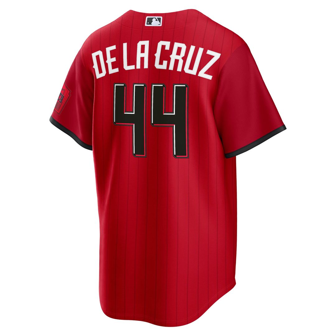 Cincinnati Reds Elly De La Cruz 2026 City Connect Stadium Jersey - Red