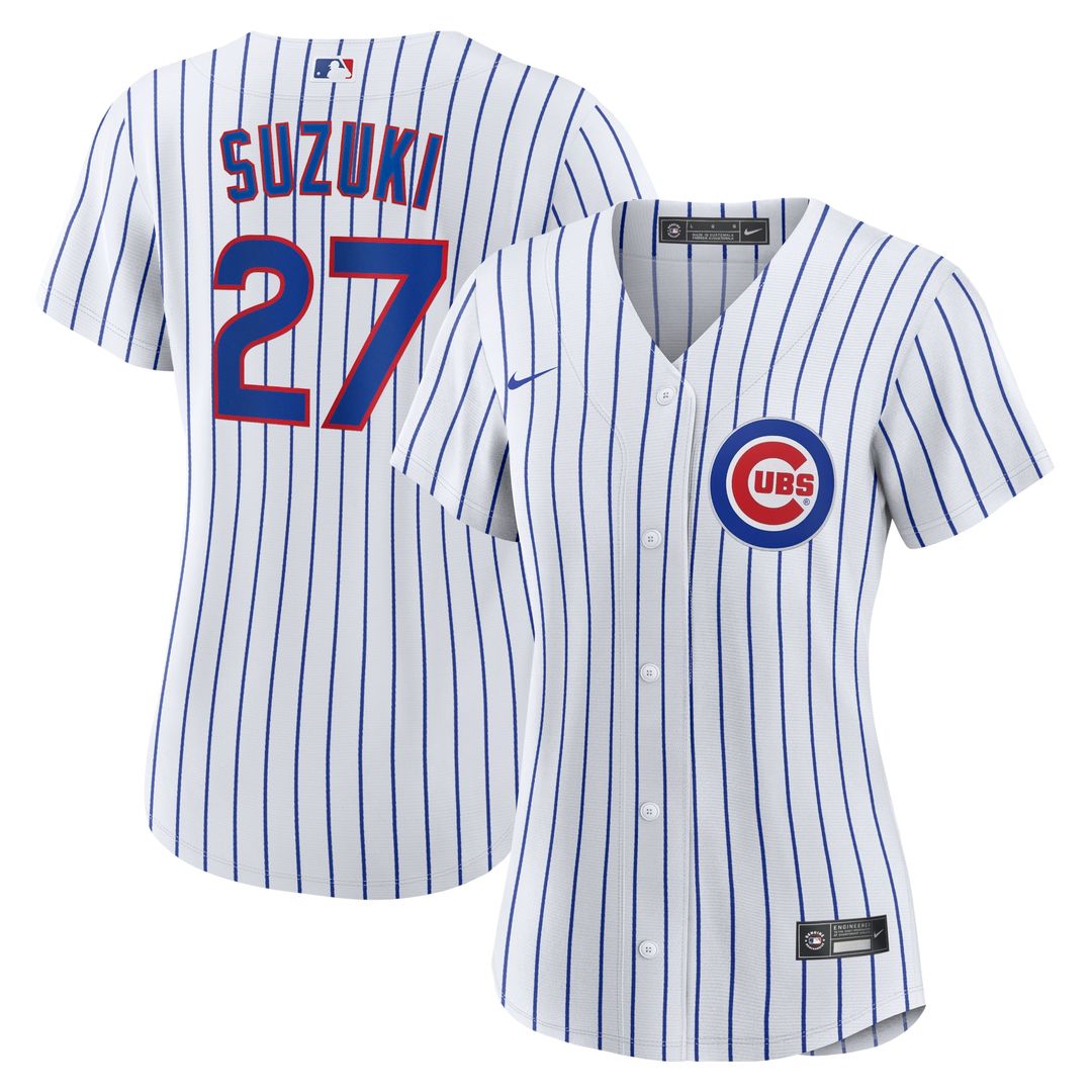 Chicago Cubs Seiya Suzuki Women's Home Replica Jersey - White