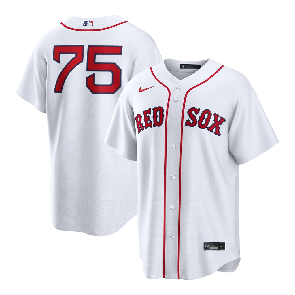 Boston Red Sox Carlos Narváez Home Replica Jersey - White
