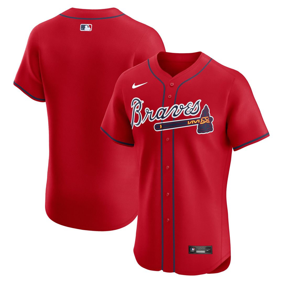 Atlanta Braves Alternate Elite Jersey - Red