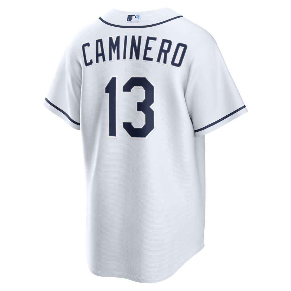 Tampa Bay Rays Junior Caminero Home Replica Jersey - White